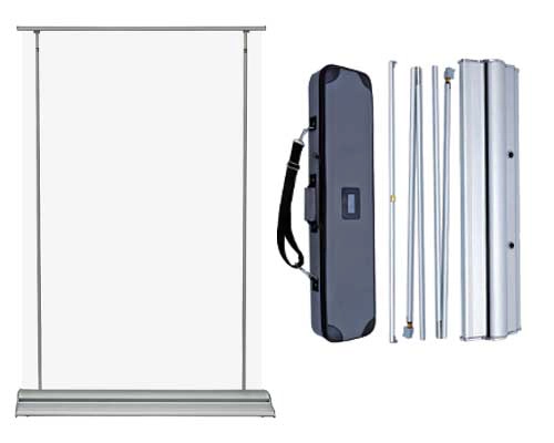 48x69 Silverstep Banner Stand 